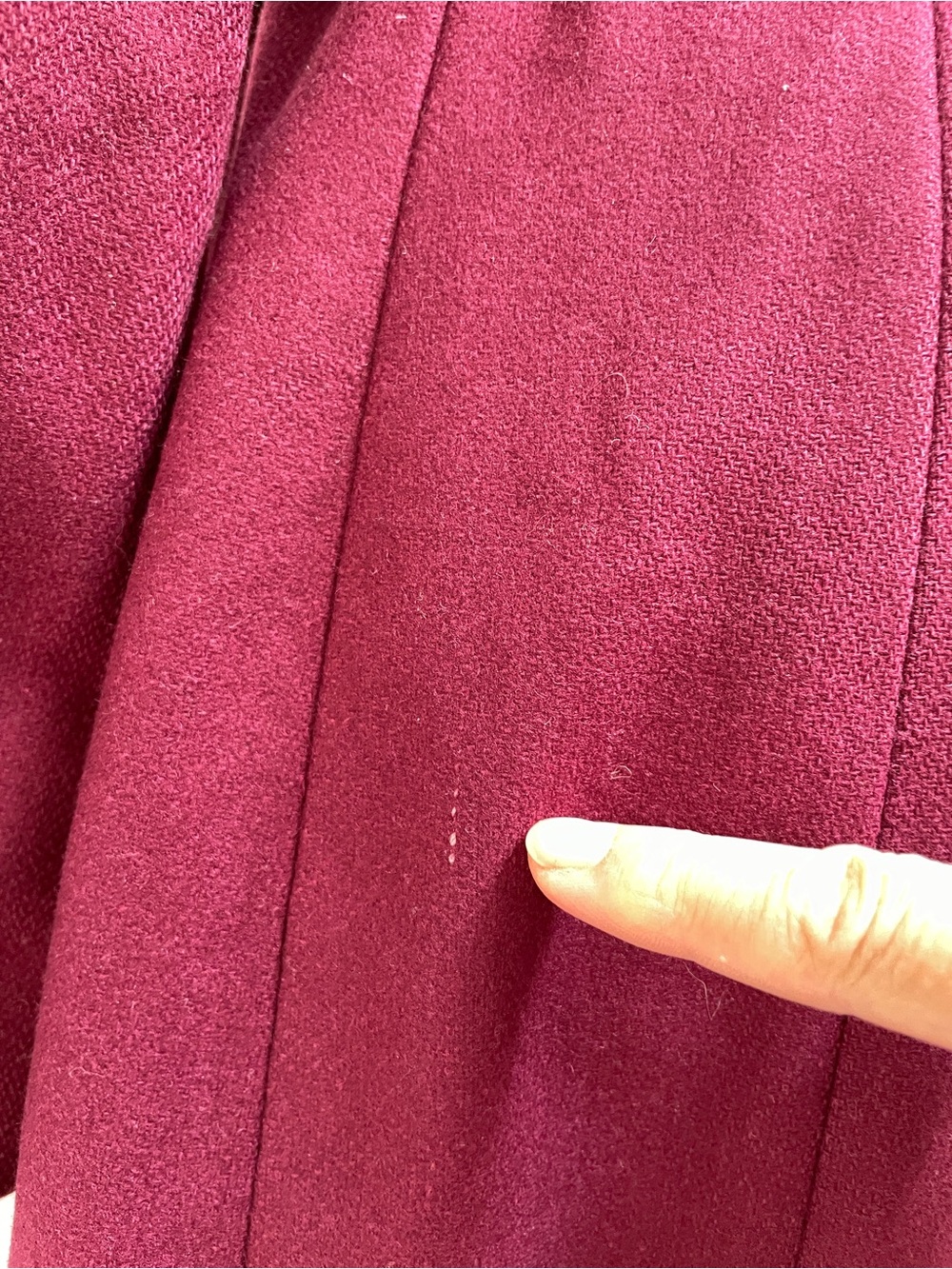 Ted Baker London Berry Wool Blend Wrap Coat with Belt, Size 1 (US 4-6) - Picture 8 of 8